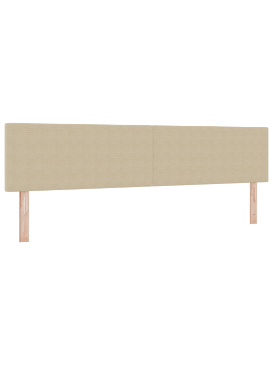 Kastispringvoodi koos madratsiga helesinine hall 200x200 cm kutsu riie