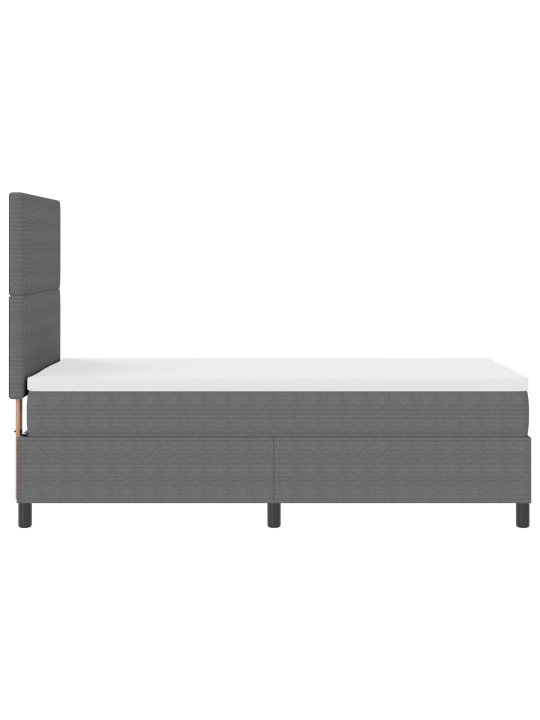 Kastivoodi koos madratsiga kergehall 90x200 cm korduroo