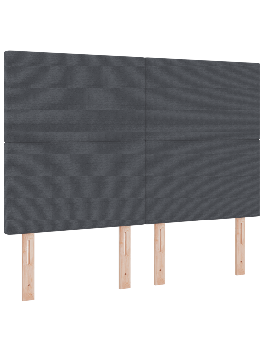 Kastipadi madratsiga tumehall 160x200 cm sametkangas