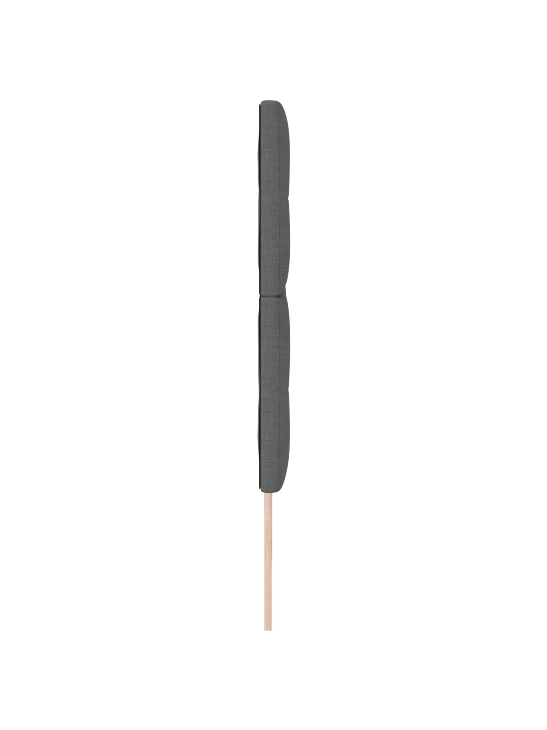 Peatoe nööpidega tumedashall 200 cm riie