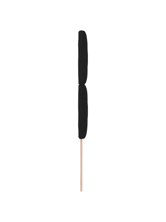 Voodipeats teemantplokkidega must 100 cm kangas