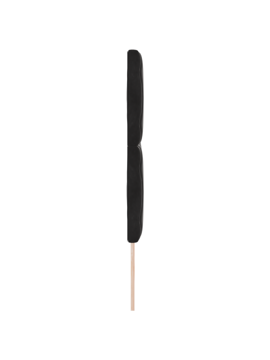 Must teemantblokkmuster voodipeats 140 cm samet