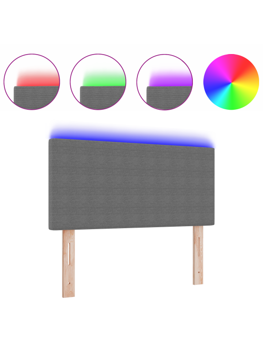 Led peatoe tavaline disain helehall 80 cm veluurkangas