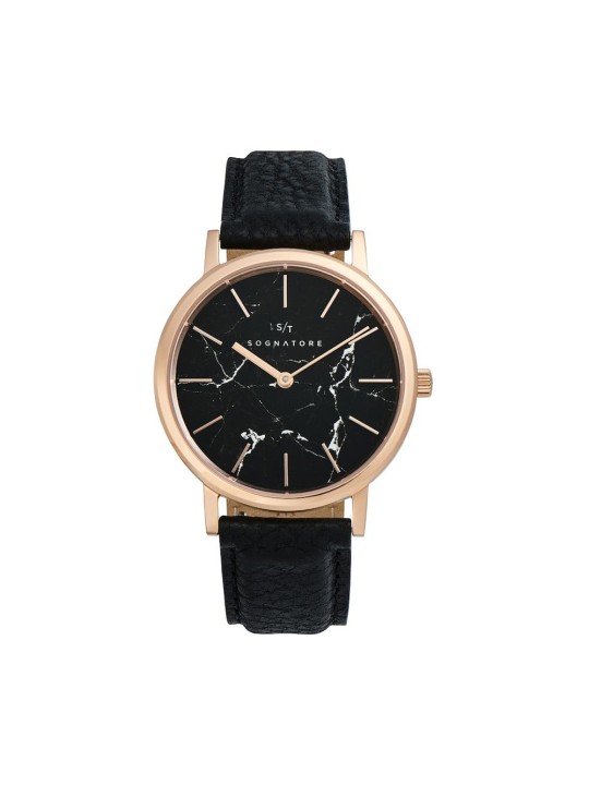 Sognatore Marble Black Rose Gold Naiste Käekell / Meeste Käekell