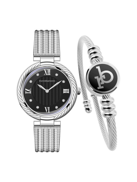 Roccobarocco RB.4469S-01M Naiste Käekell and Bangle Set