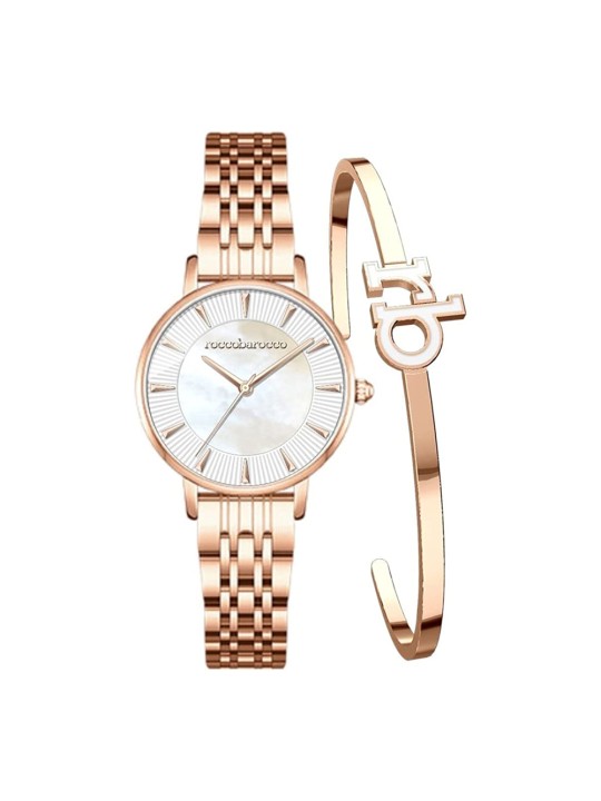 Roccobarocco RB.4659L-03M Naiste Käekell and Bangle Set