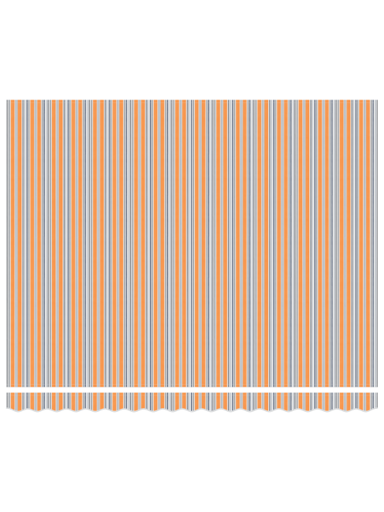 Automaatne sissetõmmatav varikatus led mitmevärvilise triibuga 400x300 cm