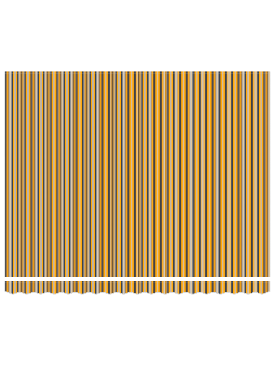 Automaatne sissetõmmatav varikatus mitmevärvilises triibumustris 400x300 cm