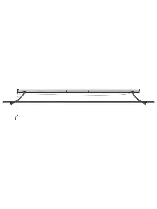 Automaatne sissetõmmatav varikatus koos led beež 450x300 cm, varikatuse asenduskangas 4,5x3 m raami beež
