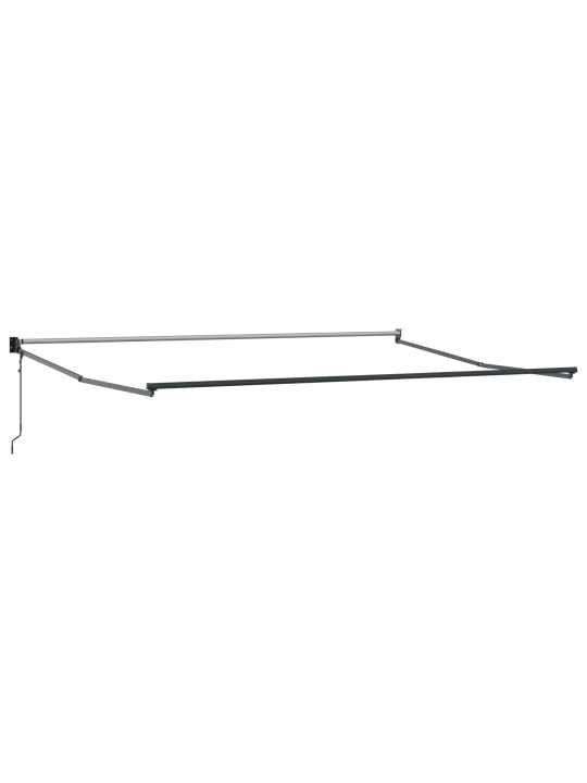 Automaatne sissetõmmatav varikatus helesinine 450x300 cm, varikatus vahetus kangas 4,5x3 m raamile helesinine