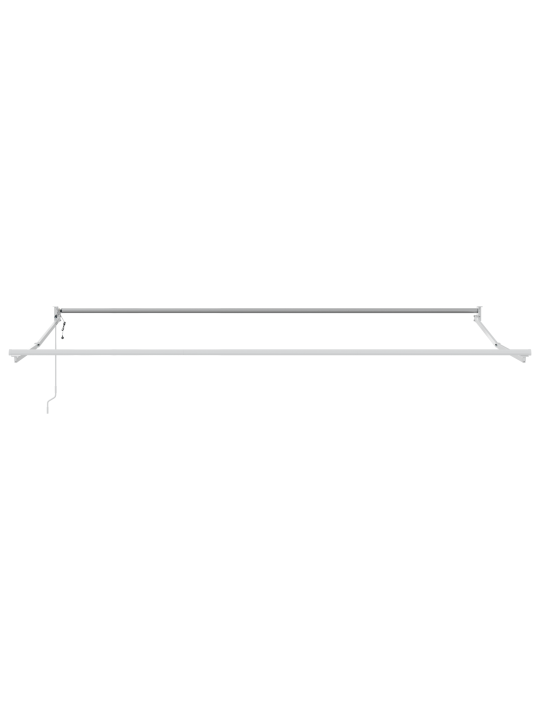Automaatne sissetõmmatav varikatus roheline ja kollane 450x300 cm, varikatuse asenduskangas 4.5x3 m raamile roheline ja kollane