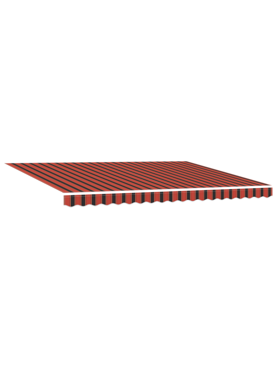 Automaatne sissetõmmatav varikatus oranž ja pruun 450x350 cm