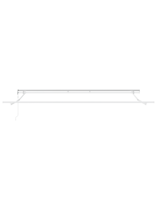 Automaatne sissetõmmatav varikatus helehall 450x350 cm, varikatuse asendusmaterjal 4,5x3,5 m raamile helehall