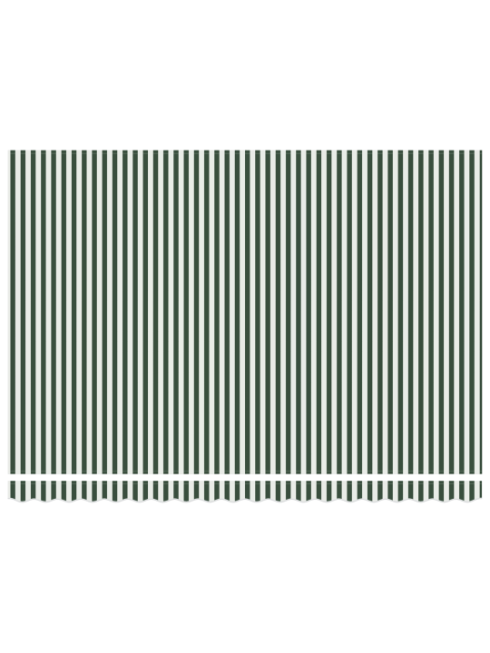Automaatne kokkutatav varikatus roheline ja valge 450x350 cm, varikatuse asenduskangas 4.5x3.5 m raam roheline ja valge