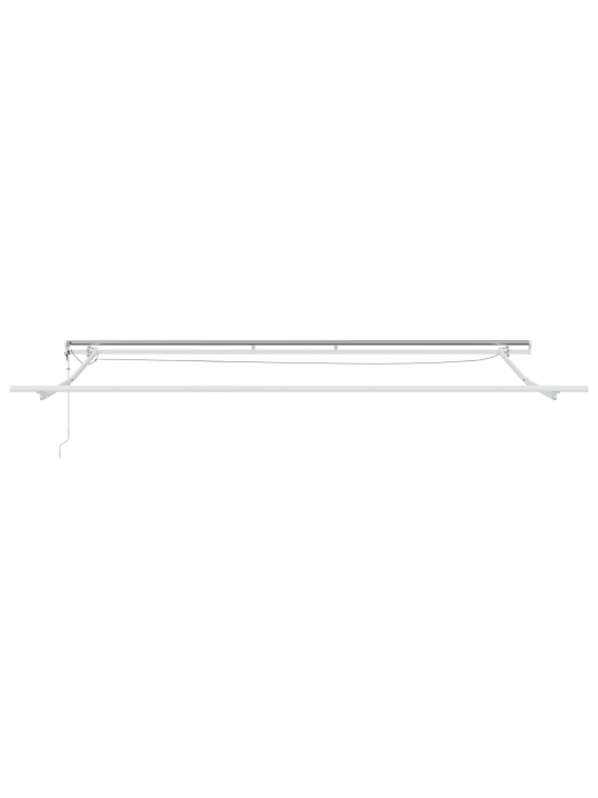 Automaatne sissetõmmatav varikatus led-valgusega punane 500x300 cm, varikatuse asendusriie 5x3 m raamile punane