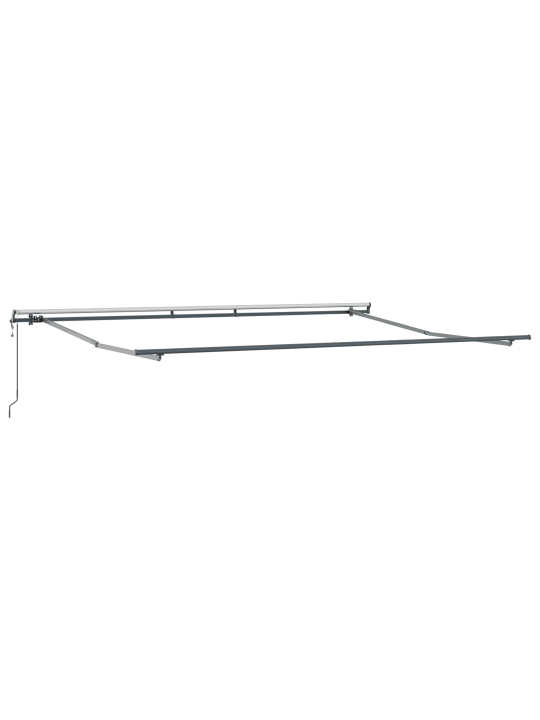 Automaatne sissetõmmatav varikatus beež 500x350 cm, varikatuse asenduskangas 5x3.5 m raamile beež