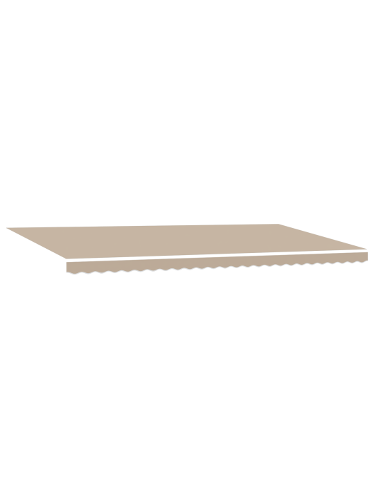 Automaatne sissetõmmatav varikatus beež 600x300 cm
