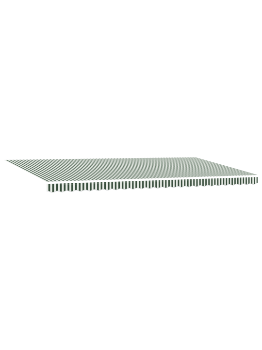 Automaatne sissetõmmatav varikatus led rohelise ja valge 600x300 cm