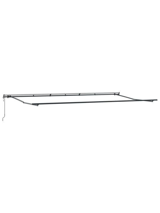 Automaatne sissetõmmatav varikatus rohelises ja valges 600x300 cm