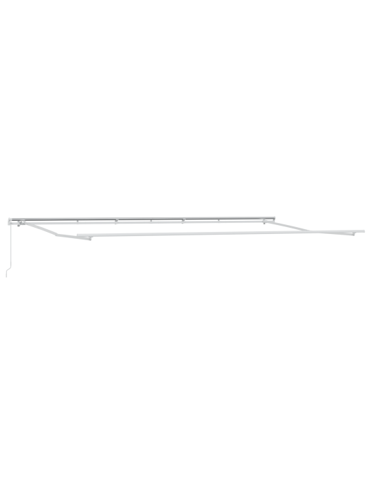 Käsitsi sissetõmmatav varikatus kollane ja oranž 600x350 cm