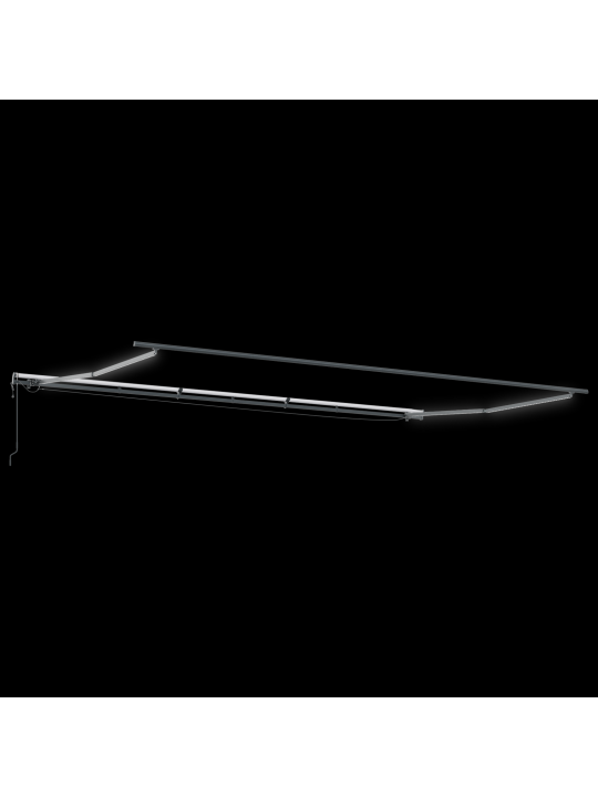 Automaatne sissetõmmatav varikatus led-valgustusega beež 600x350 cm