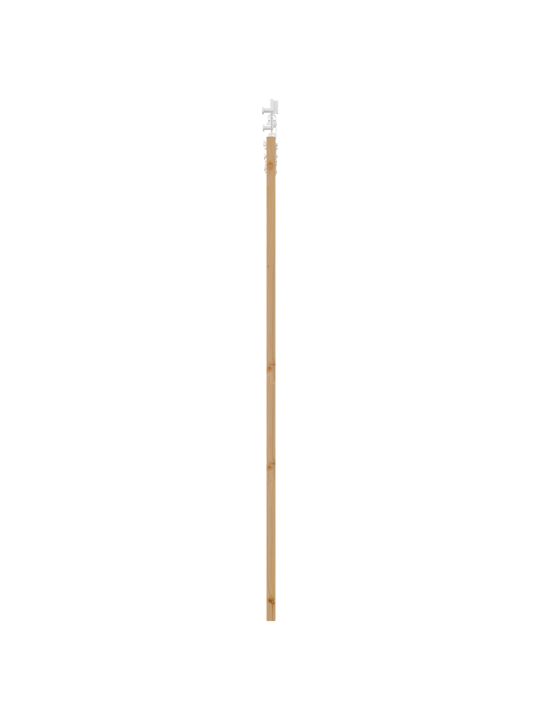 Libisev uks koos riistvarakomplektiga 78x202 cm tugevast männipuust