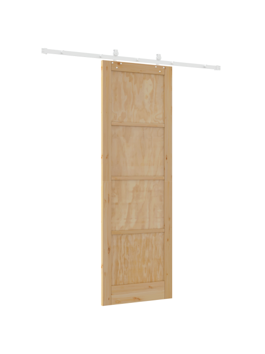 Libisev uks koos riistvarakomplektiga 78x232 cm kvaliteetsest männipuust