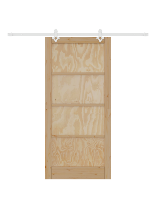Liuguks koos mehhanismi komplektiga 93x202 cm massiivne männi