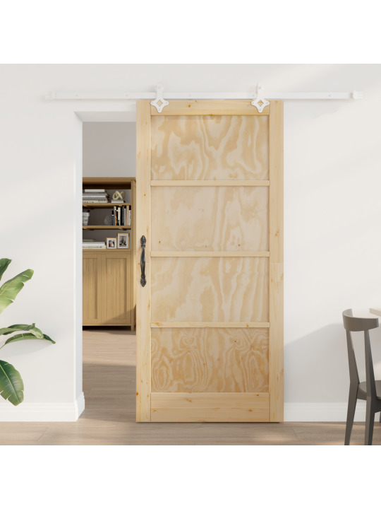 Liuguks koos mehhanismi komplektiga 93x202 cm massiivne männi