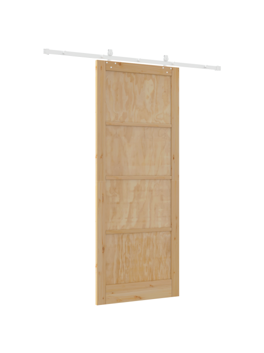 Liuguks koos tarvikute komplektil 93x232 cm tahke mänd