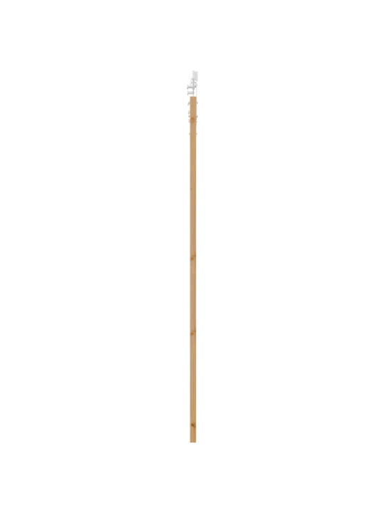 Libisev uks riistvarakomplektiga 93x211 cm tugev männipuit