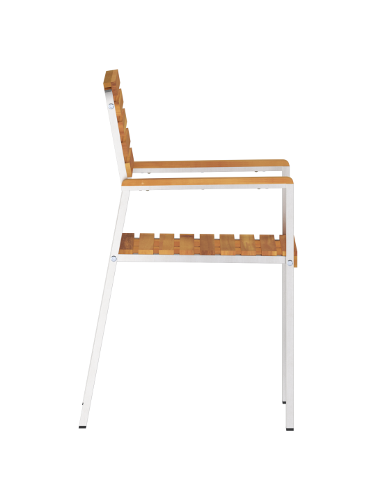 Kokkupandavad aia toolid 8 tk 54.5x56x89 cm tugevast puidust akaatsia