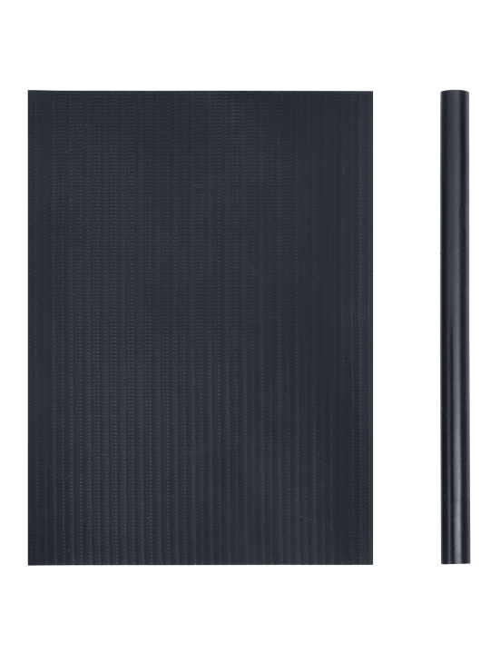 Aia privaatsus ekranid 2 tk pvc 35x0,19 m matt tume hall