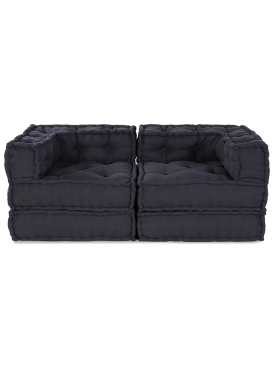 Modulaarne pouf 2 tk antratsiitkangas