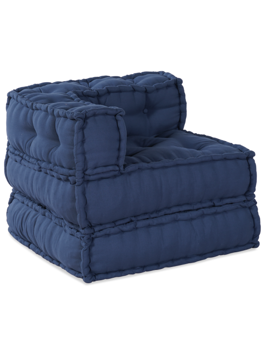 Moodulpuffid 2 tk indigo kangast