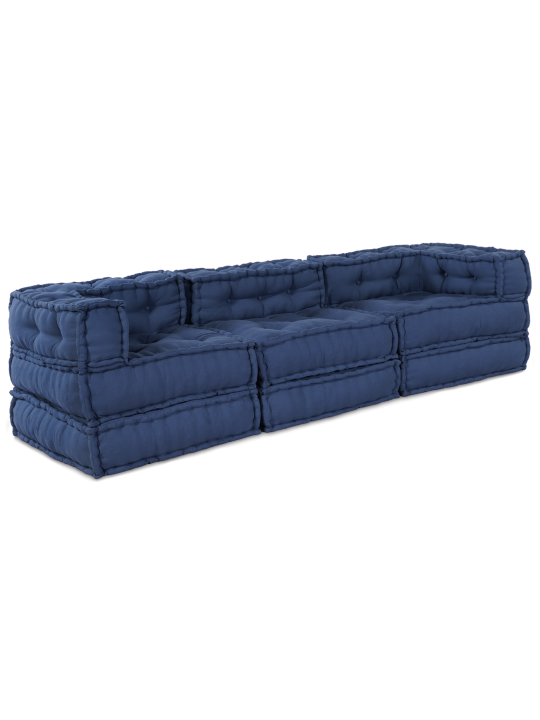 Moodulpuffid 3 tk indigo riie