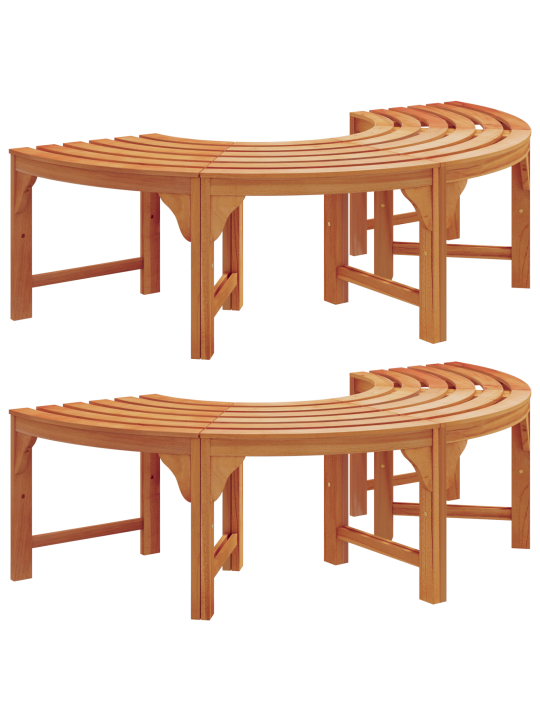 Välibench 160 cm tahke eukalüptipuu