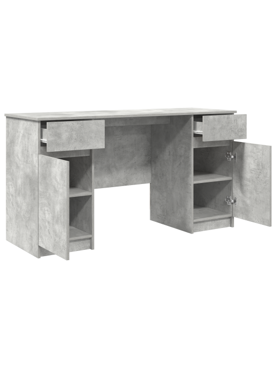 Laud betoonihall 140x49x76 cm inseneripuust