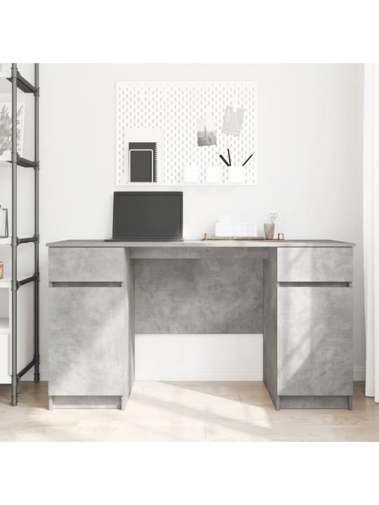 Laud betoonihall 140x49x76 cm inseneripuust