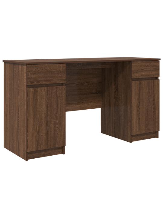 Laud pruun tamme 140x49x76 cm tehispuit