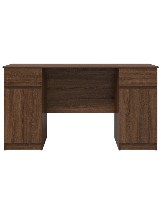 Laud pruun tamme 140x49x76 cm tehispuit