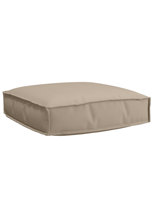 2-osaline kaubakasti patjade komplekt taupe oxford kangast