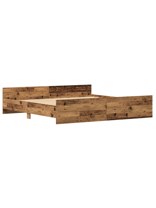 Voodiraam vana puu 200x200 cm inseneripuit