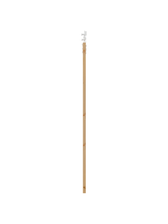 Libisev uks koos tarvikute komplektiga 73.5x198.5 cm massiivpuust männist