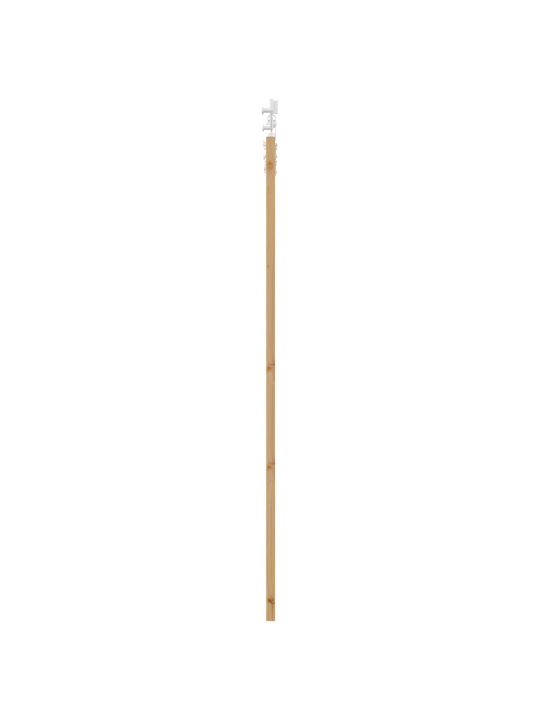Libisev uks riistvaraga komplekt 78x202 cm kvaliteetne männipuit