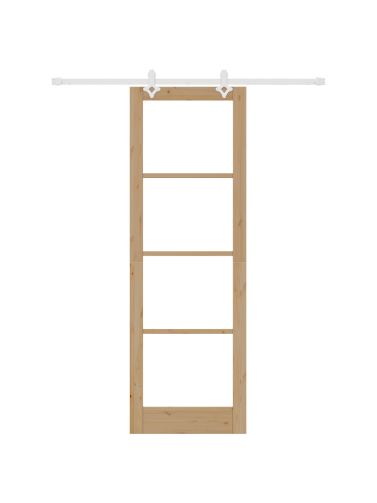 Liuguks komplekt 78x232 cm massiivne puu männipuit