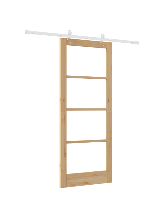 Liuguks riistvarakomplekt 83x202 cm tahke puit männipuit