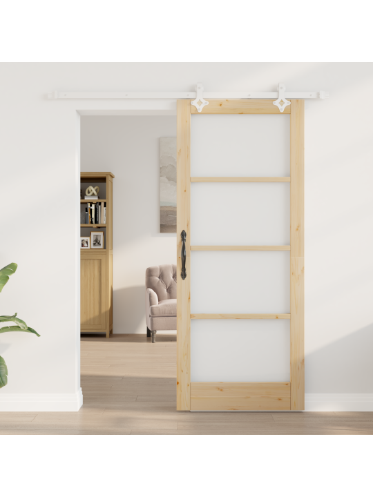 Liuguks riistvarakomplekt 83x202 cm tahke puit männipuit