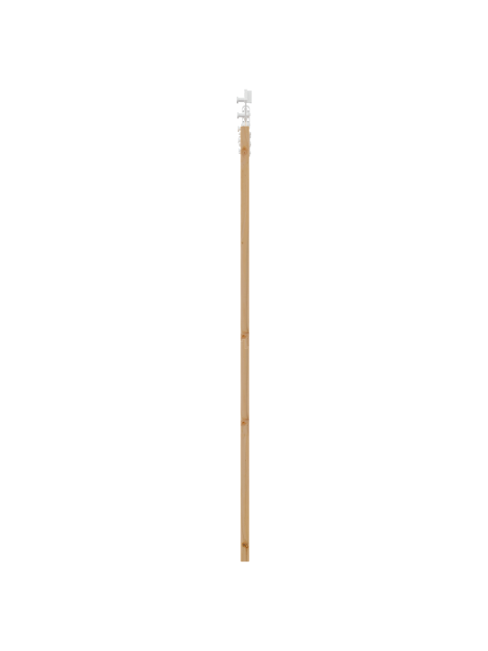 Liuguks riistvarakomplektiga 73.5x198.5 cm massiivpuust männist