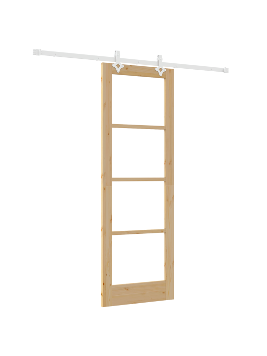 Liuguks koos riistade komplektiga 73.5x211 cm tugev puidust männipuit